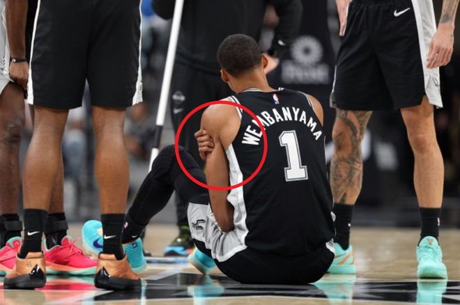 文班亚马伤退马刺双杀76人，恩比德复出难改败局